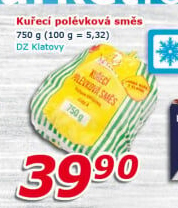 Směs kuřecí polévková mražená DZ Klatovy