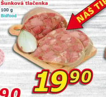Tlačenka šunková Bidfood