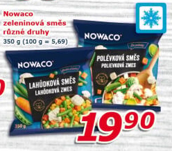Zeleninová směs mražená Nowaco