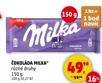 Čokoláda Milka