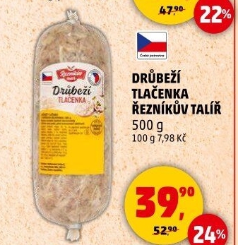 Drůbeží tlačenka Řezníkův talíř