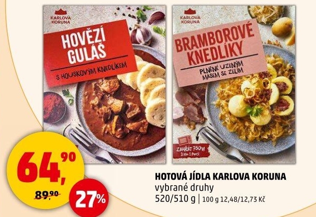 Hotová jídla Karlova Koruna