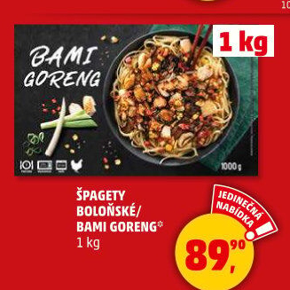 Hotové jídlo Bami Goreng