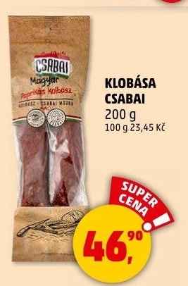 Klobása Csabai