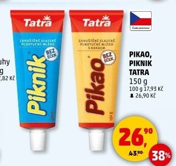 Mléko kondenzované Pikao Tatra