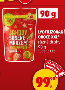 Mrazem sušené ovoce Crip Crop