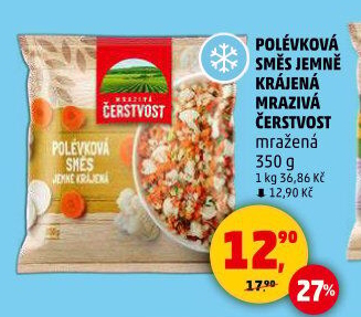 Zeleninová polévková směs mražená Mrazivá Čerstvost
