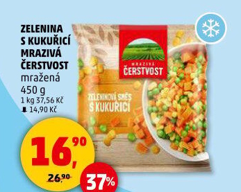 Zeleninová směs s kukuřicí mražená Mrazivá Čerstvost