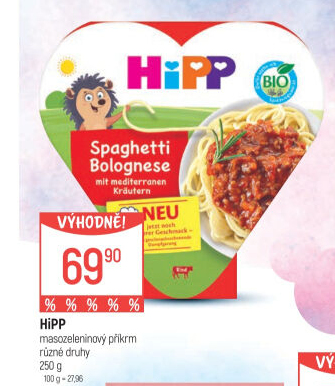 Hotové pokrmy bio HiPP