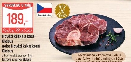 Hovězí krk s kostí Globus