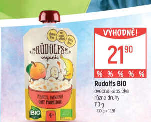 Kapsička ovocná bio Rudolfs
