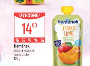 Kapsička ovocná Hamánek