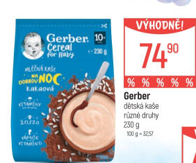 Kaše mléčná Gerber Natural for Baby