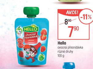 Ovocná kapsička Hello