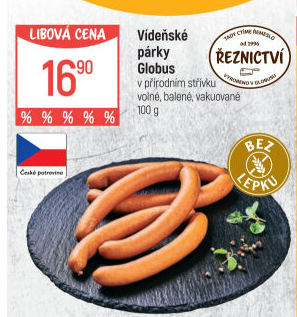 Párky vídeňské Globus