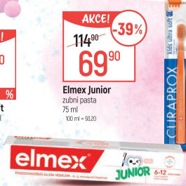 Pasta na zuby Junior Elmex