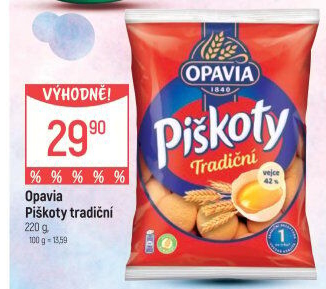 Piškoty Opavia