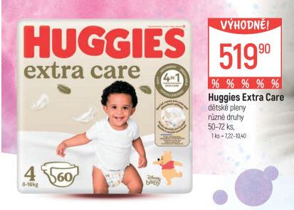 Pleny dětské extra Care Huggies