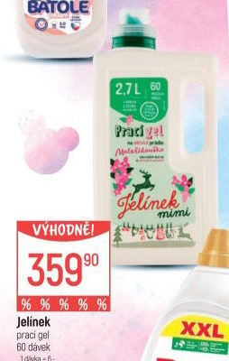 Prací gel Jelínek mimi Jelen
