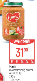 Příkrm masozeleninový Hami