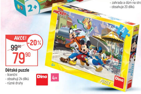 Puzzle dětské Dino