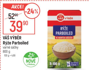 Rýže parboiled Váš Výběr