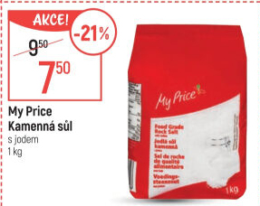 Sůl s jódem My Price