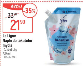 Tekuté mýdlo La lígne - náhradní náplň