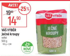 Ječné kroupy Váš Výběr