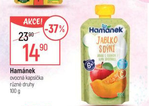 Kapsička ovocná Hamánek