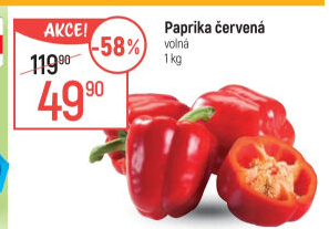 Paprika červená