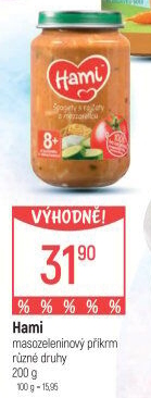 Příkrm masozeleninový Hami