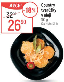 Sýr tvarůžky country v oleji