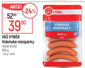 Vídeňské minipárky Váš Výběr