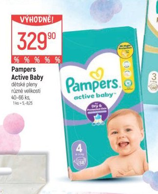 Pampers Active Baby dětské pleny