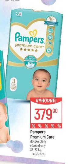 Pampers Premium Care dětské pleny