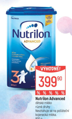 Kojenecká výživa Nutrilon