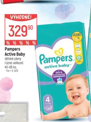 Pleny dětské Active Baby Pampers