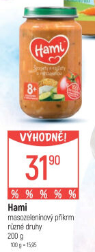 Příkrm masozeleninový Hami