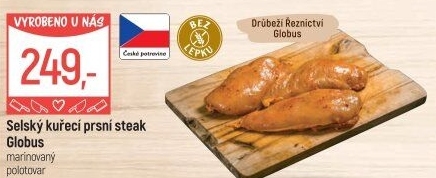 Selský kuřecí steak marinovaný Globus