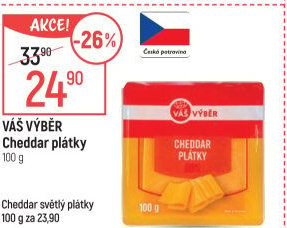 Sýr Cheddar Váš Výběr