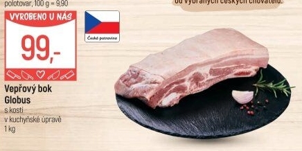 Vepřový bok s kostí Globus