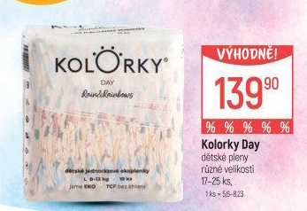 Dětské eko pleny Day Kolorky