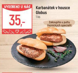 Karbanátek v housce Globus