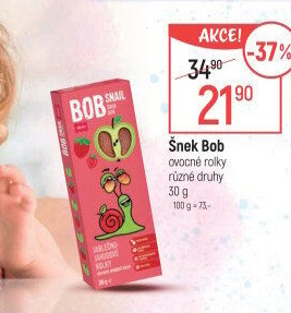 Ovocné pásky Šnek BOB LLC Eco Snack