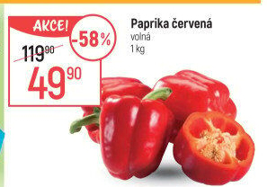 Paprika červená