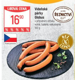 Párky vídeňské Globus
