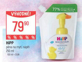 Pěna na mytí kačenka HiPP - náhradní náplň