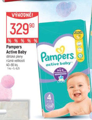 Pleny dětské Active Baby Pampers