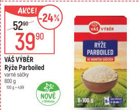 Rýže parboiled Váš Výběr